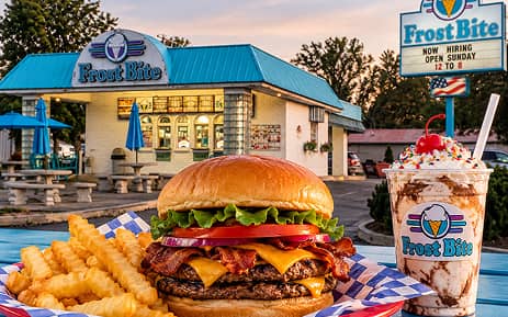 A Classic Hamburger Or A Double Cheeseburger? What To Order At Frost Bite In Avon, Indiana